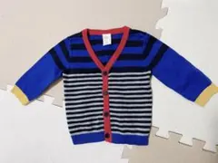 H&M カーディガン　カットソー　ボーダー　オシャレ