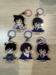 名探偵コナン ふらっとめじるしアクセサリー ちぢませ隊ver 5個セット