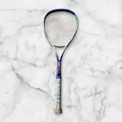 Wilson テニスラケット ブルー ガット張り済み 初心者・練習用 - メルカリ