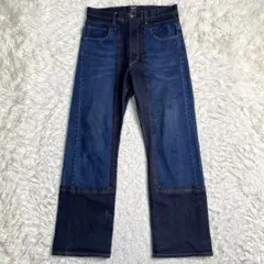 良品✨CABANE DE ZUCCA デニム 切り替え ドッキング ストレッチのサムネイル