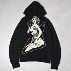 名作 HYSTERIC GLAMOUR ギターガール パーカー S 黒 y2k