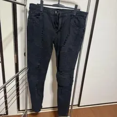 ブラックデニム ストレッチ