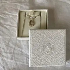 【美品】スワロフスキーホースシュー型クリスタルネックレス