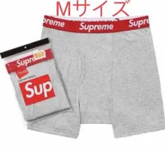 Supreme × Hanes ボクサーパンツ M新品 グレー 1枚