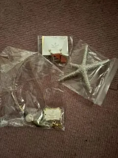 シルバー 星型 ネックレス イヤリングセット