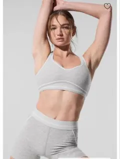 alo Seamless リブ フェイバリット ブラタンクホワイト S - メルカリ