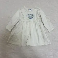 ミッフィー　90cm 長袖ワンピース　フリル　レース　女の子　カットソーのサムネイル