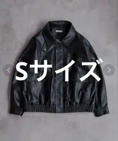 エプノック epnok ヴィンテージライクショートブルゾン レザージャケット