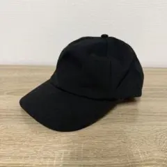 H&M DIVIDED 黒のコットンキャップ シンプル