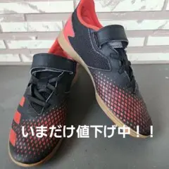 Predator フットサルシューズ 黒赤 ２５cm