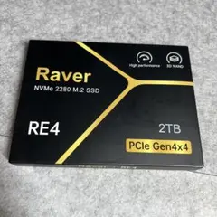 新品未開封Raver 内蔵 SSD 2TB PCIe Gen4x4 M.2 - メルカリ