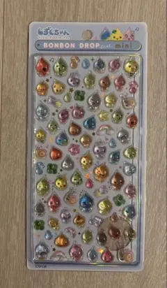 しずくちゃんのボンボンドロップシールmini しずくの森のなかまたち