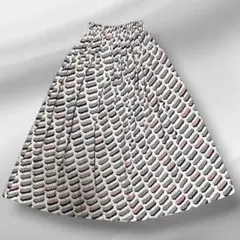 〖ハンドメイド〗 ロングスカート スケボー柄 個性派 アメカジ 〖一点物〗