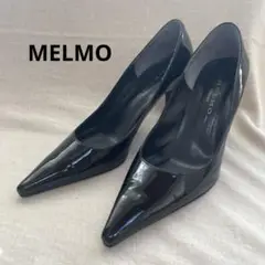 MELMO 黒パンプス 23cm エナメル素材 新品未使用