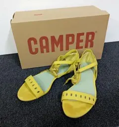 ☆CAMPER カンペール「Holly 21609-001」レザーサンダル/37のサムネイル