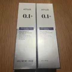 anua 0.1+ カフェインリバイタライジングアイクリーム 30g 2個セット