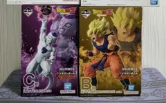 ドラゴンボール一番くじ B賞超サイヤ人孫悟空 C賞フリーザ ２体セットのサムネイル