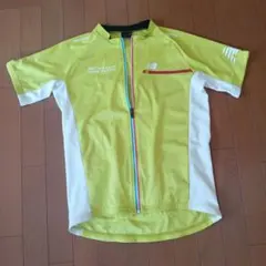 New Balance サイクルジャージ ライムグリーン