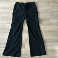 GU ブラック フレアパンツ