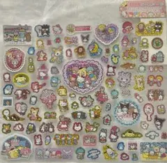 平成レトロ　100ピース サンリオキャラクターシールセット