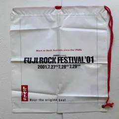 FUJI ROCK FESTIVAL '01 ビニール バッグ LEVI'S