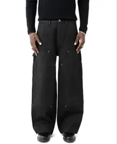 Asapmode Waxed DoubleKnee Pants M Size