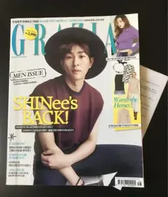 翻訳付き☆ SHINee オニュ ONEW 雑誌「GRAZIA 2015/8月」
