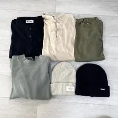 S〜Mサイズ　レディース トップスと帽子セット　6着まとめ売り　まとめ売り