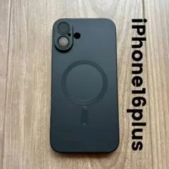 iPhone16Plus　ブラック　ソフトカバー　MagSafe対応　カメラ保護