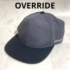 OVERRIDE ベースボールキャップ グレー/ネイビー