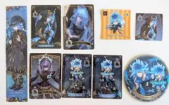 ツイステ　イグニハイド カード・シール・3Dマグネットセット