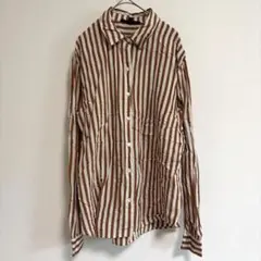 JANET DELANCEY ストライプシャツ ブラウス M
