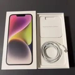 iPhone14 箱のみ　充電ケーブル付き