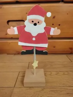 木製サンタクロース飾り