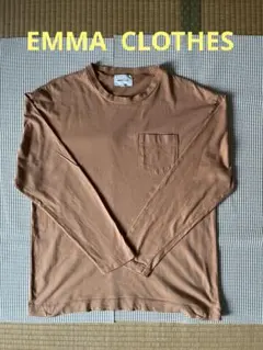 ☆ EMMA CLOTHES メンズ長袖Tシャツ(Ｌ)