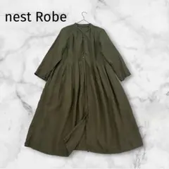nest Robe ヘンプリネン起毛ワッシャーワンピース ロング ジレ - メルカリ