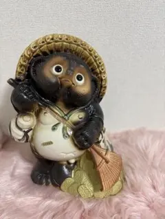 信楽焼 狸庵作 狸 置物 助兵衛たぬき 珍品 縁起物 徳利 松茸 美品 信楽焼 狸庵作 狸 置物 助兵衛たぬき 珍品 縁起物 徳利 松茸 美品