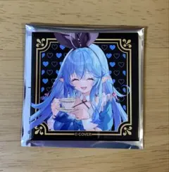 スクエア缶バッジ ホロライブ ねぽらぼ4周年記念グッズ ホロライブ ねぽらぼ 4周年記念 ランダムスクエア缶バッジ 雪花ラミィ