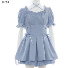 サイドレースアップセットアップ secrethoney シーハニ 半袖