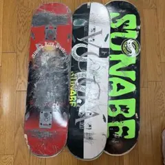 スケートボード デッキ 3枚セット