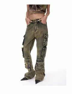 1JINN STUDIO Washed Machete Jeans - メルカリ