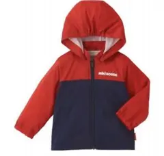 ほぼ新品！ミキハウス　ロゴ　ウィンドブレーカ　110cm
