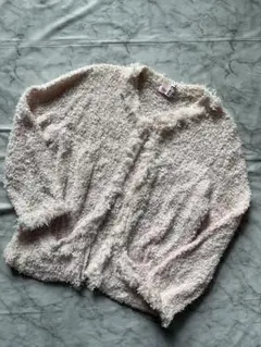 モンテオベスト　MONTE OVEST カーディガン　フリンジ付き　ピンク　38