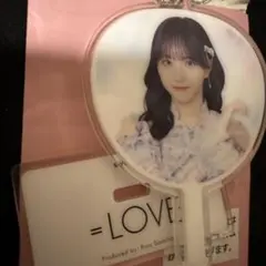 =LOVE イコラブ野口衣織 ミニくじ うちわ アクリルキーホルダー