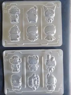サンリオキャラクター型モールド 2枚セット