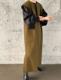 select moca キーネックロングベストワンピース【by SON】のサムネイル