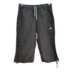 adidas ブラック ハーフパンツ S