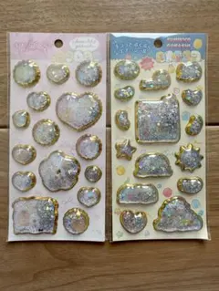 【値下げ】すみっコぐらし ぷくぷく エアーシール しゃかしゃかシール 2点セット