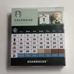 Starbucks ベアリスタ 卓上カレンダーのサムネイル