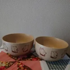 ウィニー・ザ・プー陶器サラダボールセット